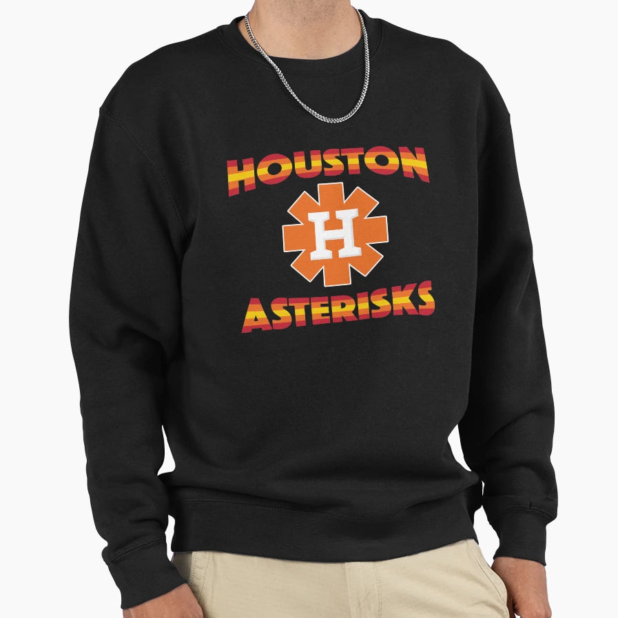 Houston Astericks Cheating Baseball Sweatshirt - Fun Novelty Design Unisex - T-Shirt, Sweatshirt, Hoodie