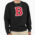 Red Varsity Letter B Sweatshirt - Fun Novelty Design for Adults - T-Shirt, Sweatshirt, Hoodie