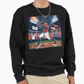 Baseball Championship Vibes Sweatshirt - Minimalist Print for Adults - T-Shirt, Sweatshirt, Hoodie