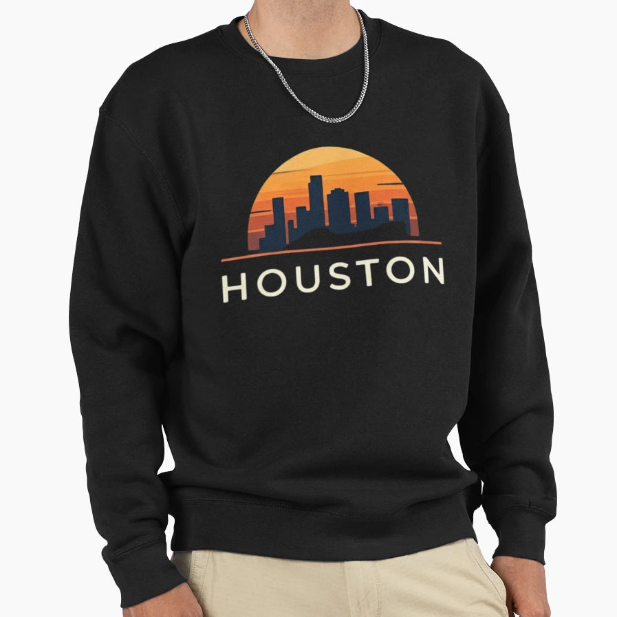 Houston Sweatshirt - Minimalist Print for Adults - T-Shirt, Sweatshirt, Hoodie