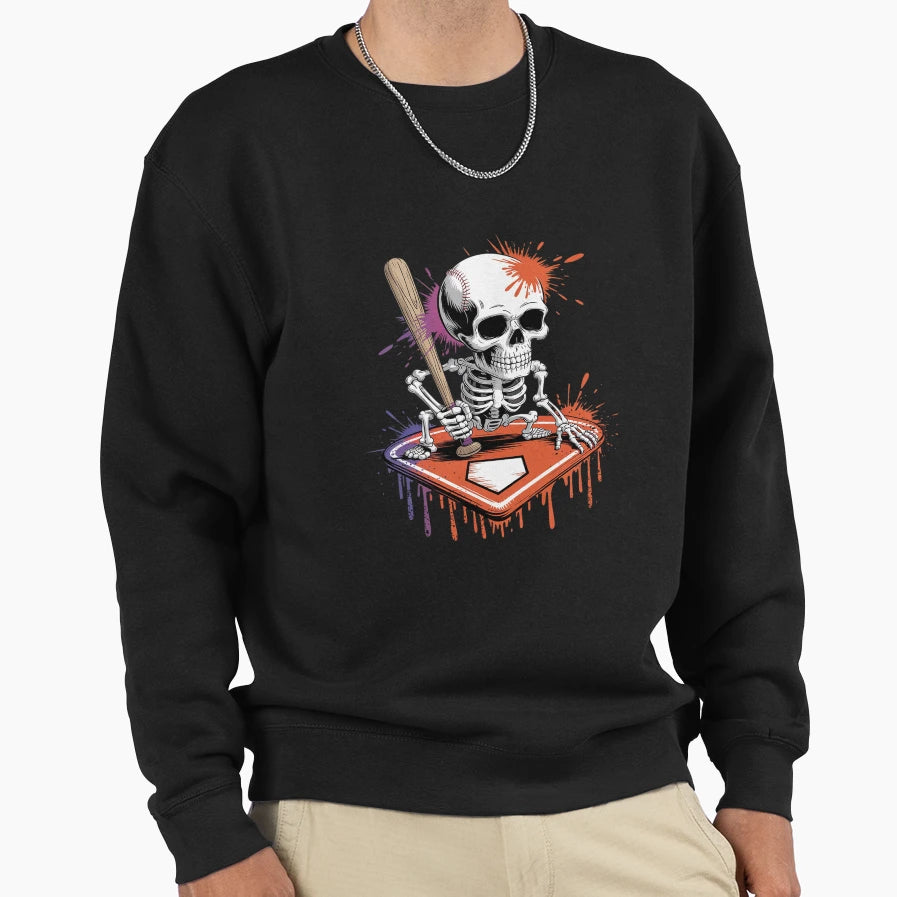 Baseball Sweatshirt - Casual Everyday Wear for Adults - T-Shirt, Sweatshirt, Hoodie