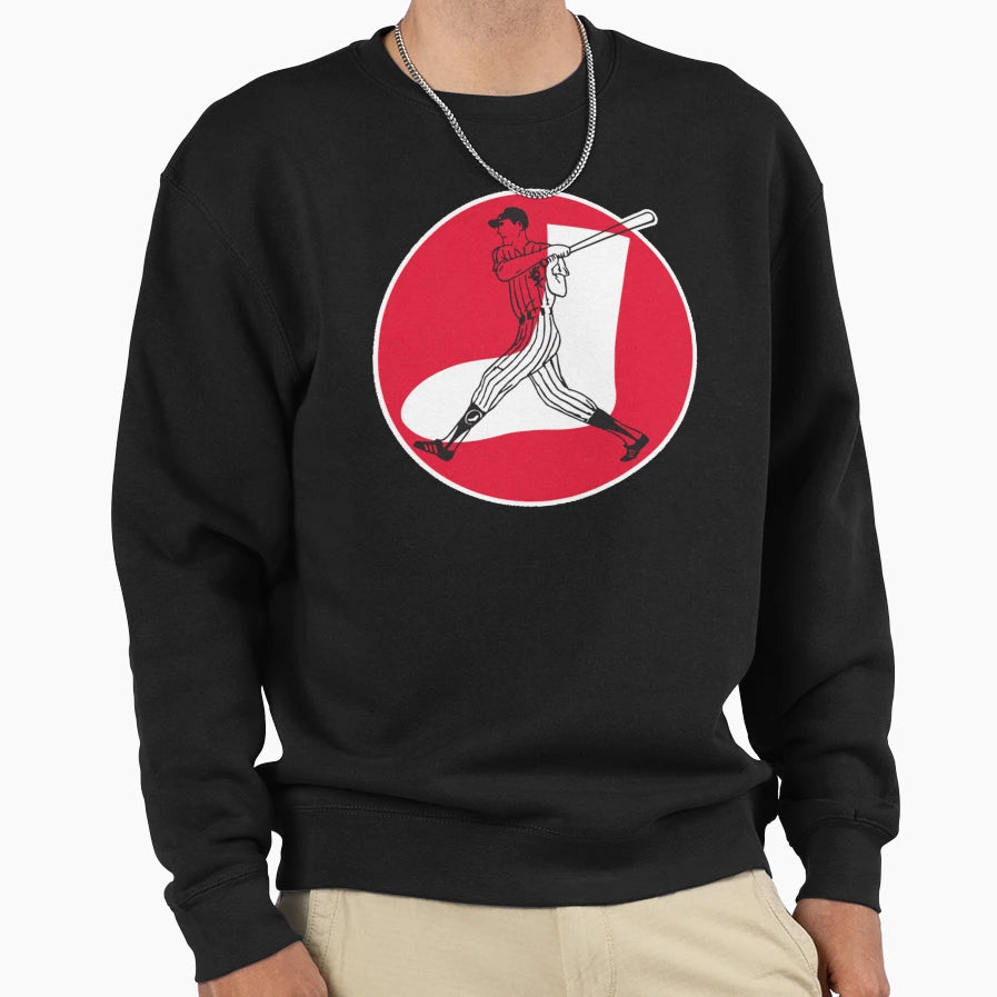 White Socks And Bater Red Circle Sweatshirt - Trendy Graphic Unisex - T-Shirt, Sweatshirt, Hoodie