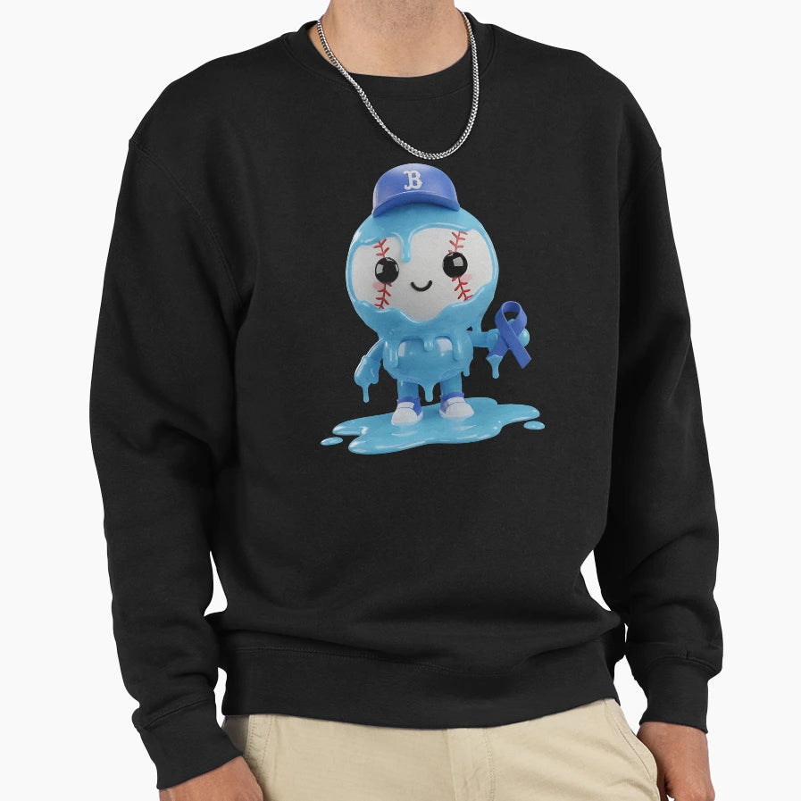 Diabetes Awareness Baseball Drip Sweatshirt - Streetwear Style Men Women - T-Shirt, Sweatshirt, Hoodie