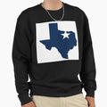 State Texas Dallas Cowboys Logo Sweatshirt - Streetwear Style for Adults - T-Shirt, Sweatshirt, Hoodie