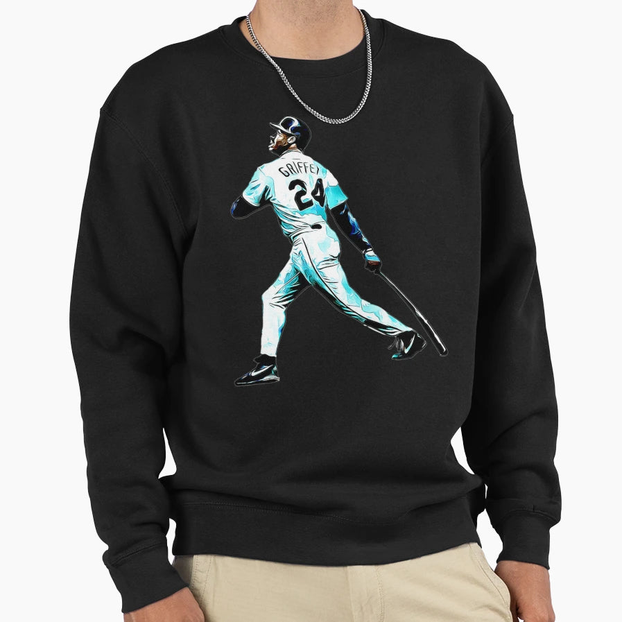 Ken Grifey Jr 24 Sweatshirt - Graphic Print Men Women - T-Shirt, Sweatshirt, Hoodie