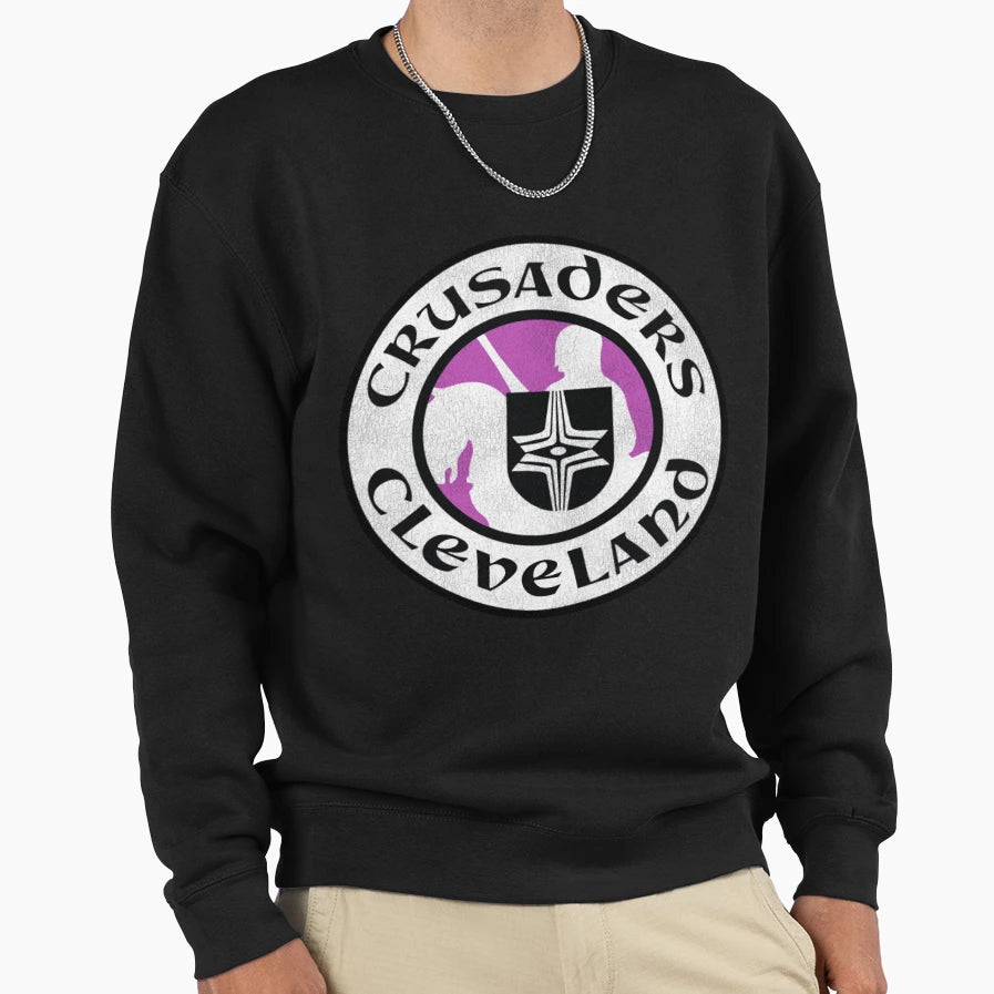 Defunct Cleveland Crusaders Hockey Sweatshirt - Minimalist Print Unisex - T-Shirt, Sweatshirt, Hoodie