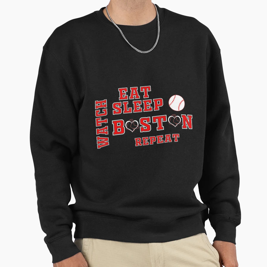 Done Damage Red Boston Championship Sweatshirt - Streetwear Style Unisex - T-Shirt, Sweatshirt, Hoodie