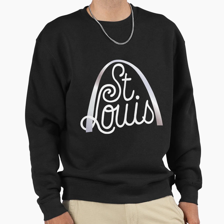 Saint Louis Missouri Souvenir Sweatshirt - Casual Everyday Wear Men Women - T-Shirt, Sweatshirt, Hoodie