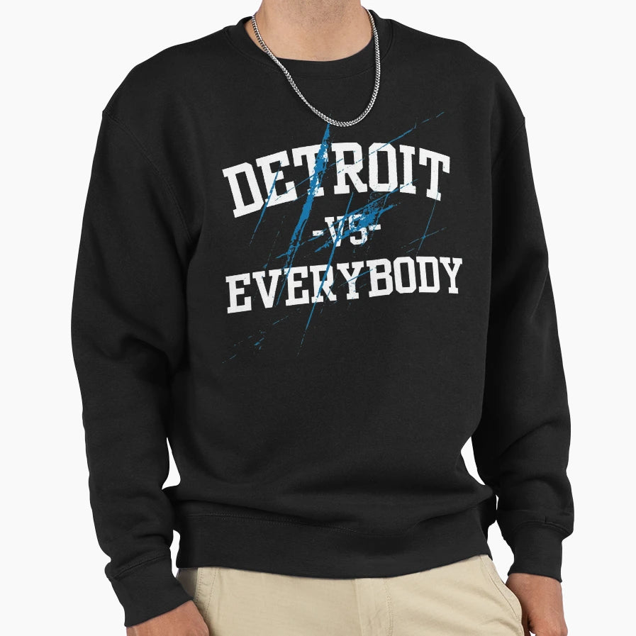 Detroit Lions Sweatshirt - Casual Everyday Wear Men Women - T-Shirt, Sweatshirt, Hoodie