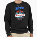 Chicago City Lightning Sweatshirt - Minimalist Print for Adults - T-Shirt, Sweatshirt, Hoodie