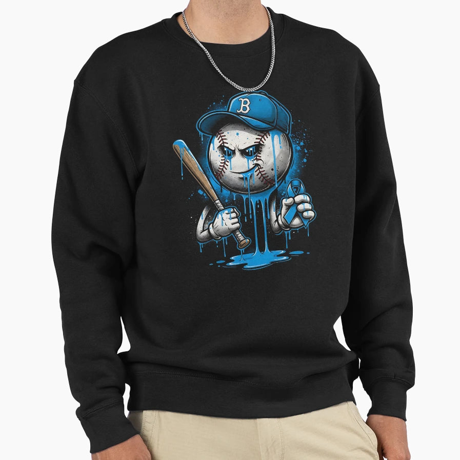 Diabetes Awareness Baseball Drip Ice Sweatshirt - Graphic Print for Adults - T-Shirt, Sweatshirt, Hoodie