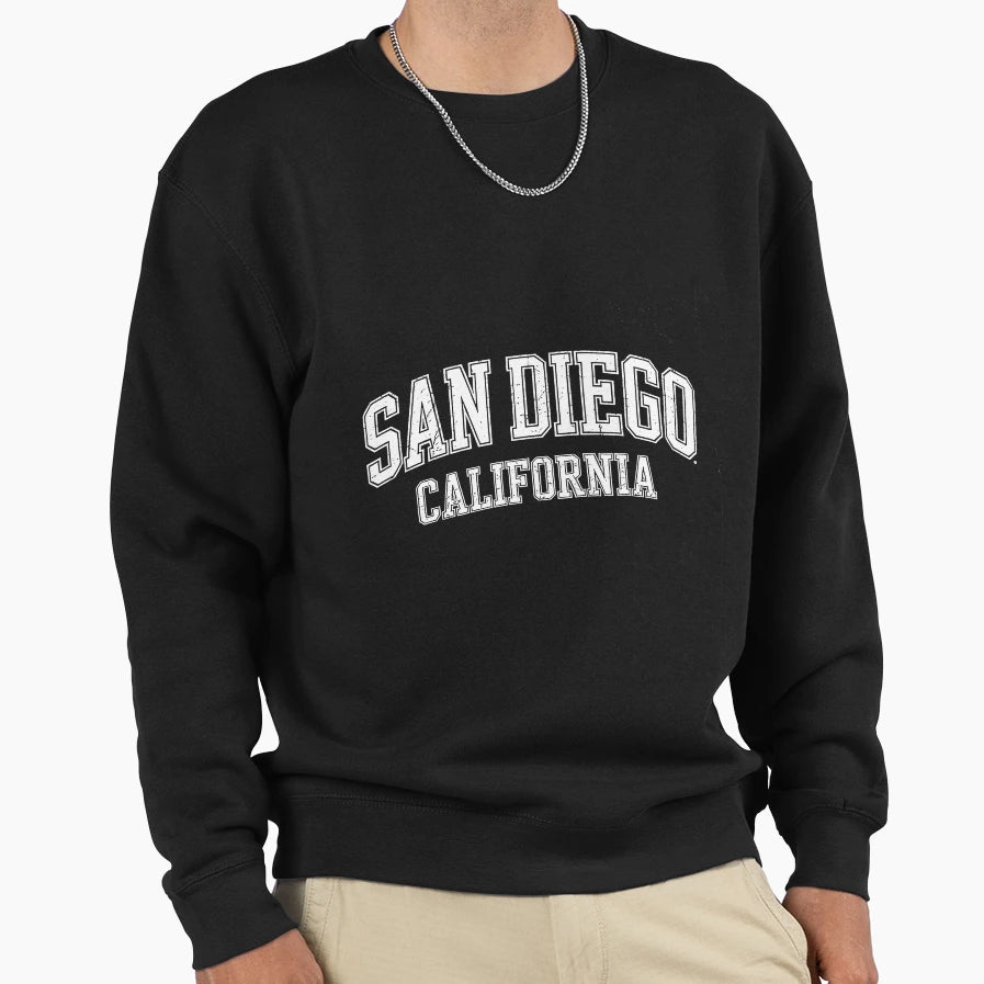 San Diego California Us City State Sweatshirt - Graphic Print for Adults - T-Shirt, Sweatshirt, Hoodie