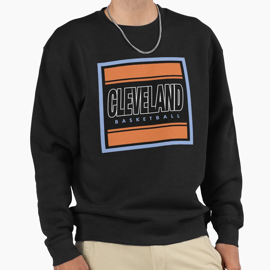 Cleveland Basketball Sweatshirt - Casual Everyday Wear Unisex - T-Shirt, Sweatshirt, Hoodie