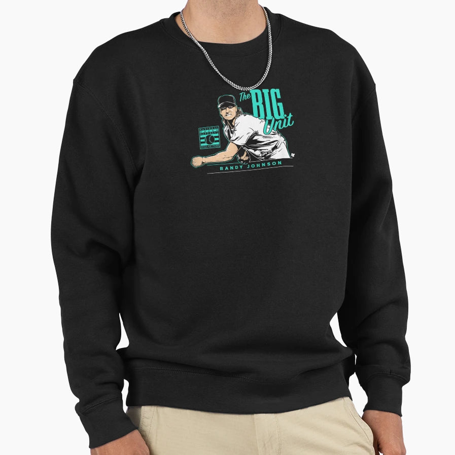 Randy Johnson Big Unit Seattle Baseball Sweatshirt - Graphic Print Unisex - T-Shirt, Sweatshirt, Hoodie