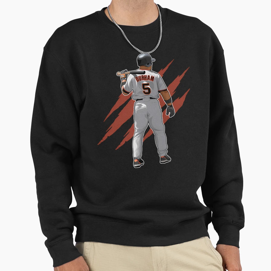 Ray Durham Get Ready 5 Claw Sweatshirt - Unique Graphic for Adults - T-Shirt, Sweatshirt, Hoodie