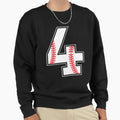Baseball Number 4 Sweatshirt - Fun Novelty Design Men Women - T-Shirt, Sweatshirt, Hoodie
