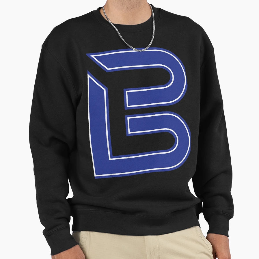 Blue Emblem Sweatshirt - Unique Graphic Men Women - T-Shirt, Sweatshirt, Hoodie