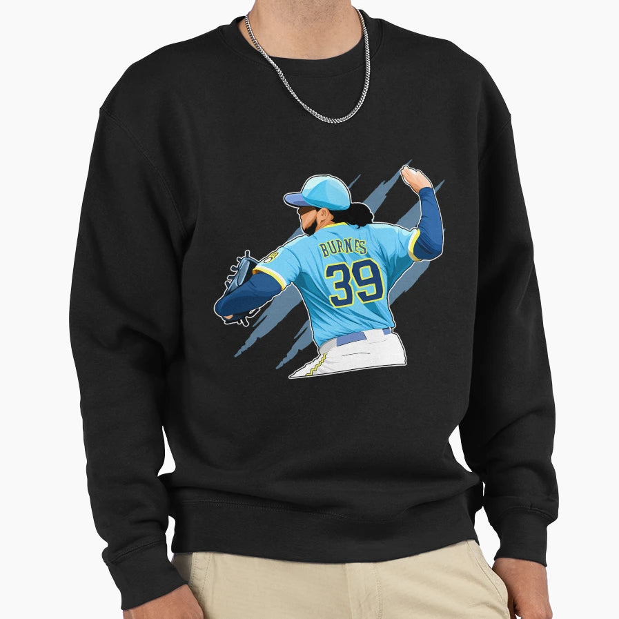 Corbin Burnes Pitches 39 Claw Sweatshirt - Unique Graphic for Adults - T-Shirt, Sweatshirt, Hoodie