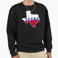Texas State Logo Red White And Sweatshirt - Streetwear Style for Adults - T-Shirt, Sweatshirt, Hoodie
