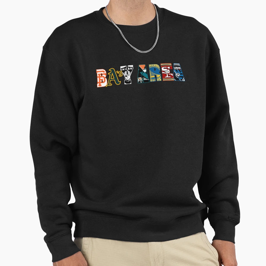 Bay Area Logo Sweatshirt - Aesthetic Graphic Unisex - T-Shirt, Sweatshirt, Hoodie