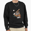 Tiger Baseball Sports Animal 1 Sweatshirt - Novelty Apparel Men Women - T-Shirt, Sweatshirt, Hoodie