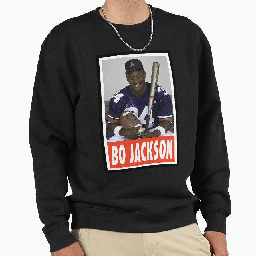 Sport Bo Jackson Sweatshirt - Novelty Apparel for Adults - T-Shirt, Sweatshirt, Hoodie