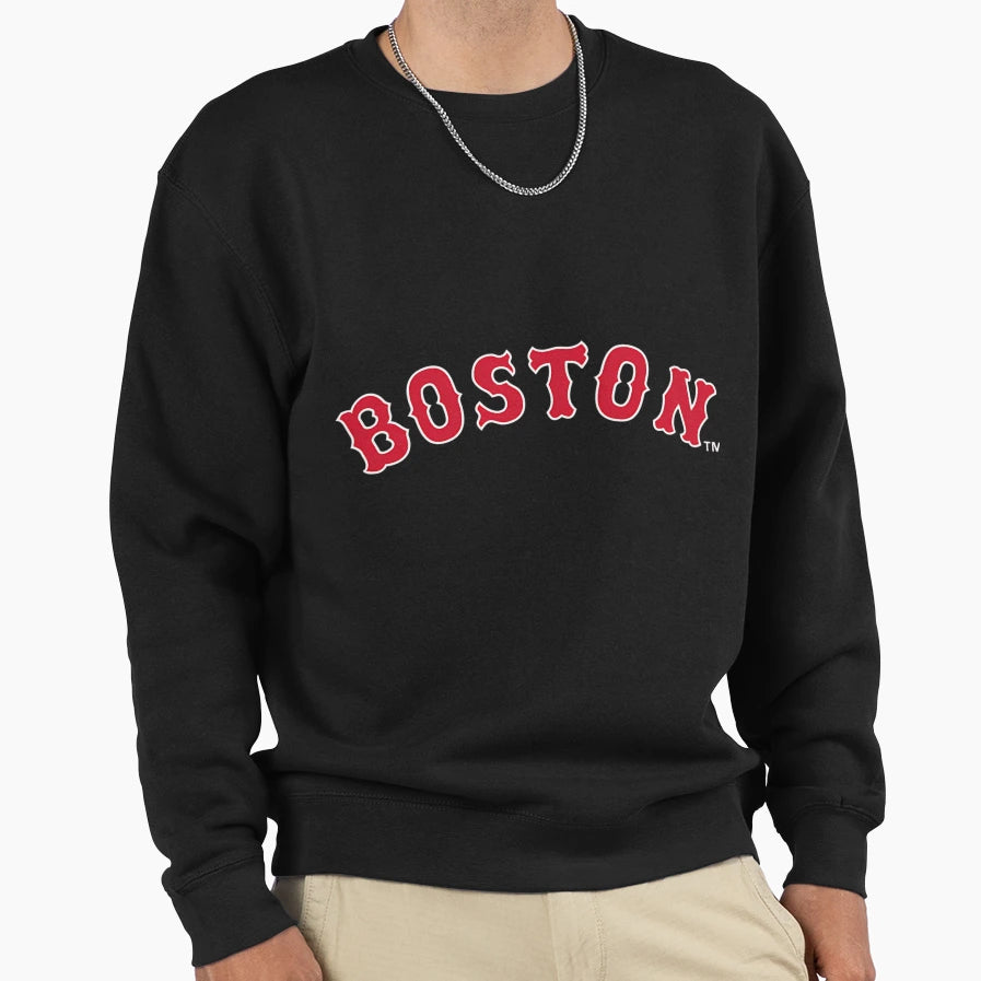 Boston Logo Sweatshirt - Trendy Graphic Unisex - T-Shirt, Sweatshirt, Hoodie