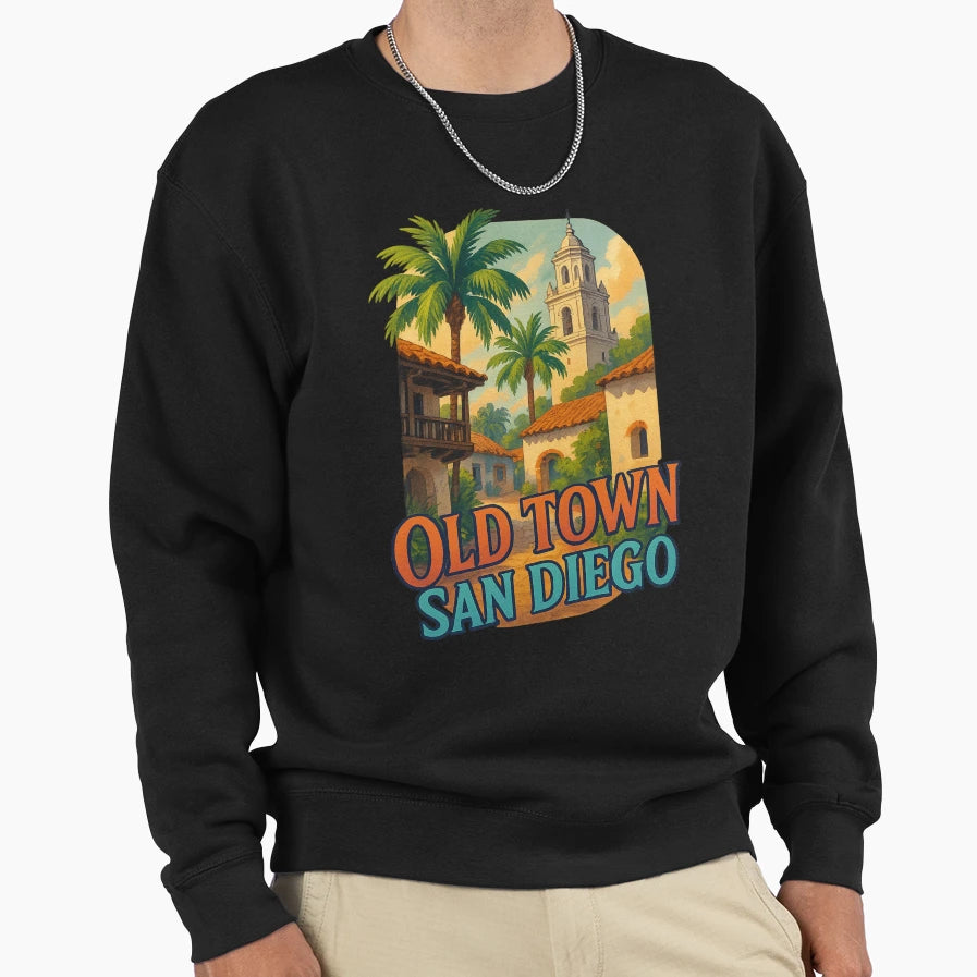 Old Town San Diego California Sweatshirt - Graphic Print for Adults - T-Shirt, Sweatshirt, Hoodie