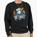 Detroit Diamond Master Baseball Art Sweatshirt - Unique Graphic for Adults - T-Shirt, Sweatshirt, Hoodie