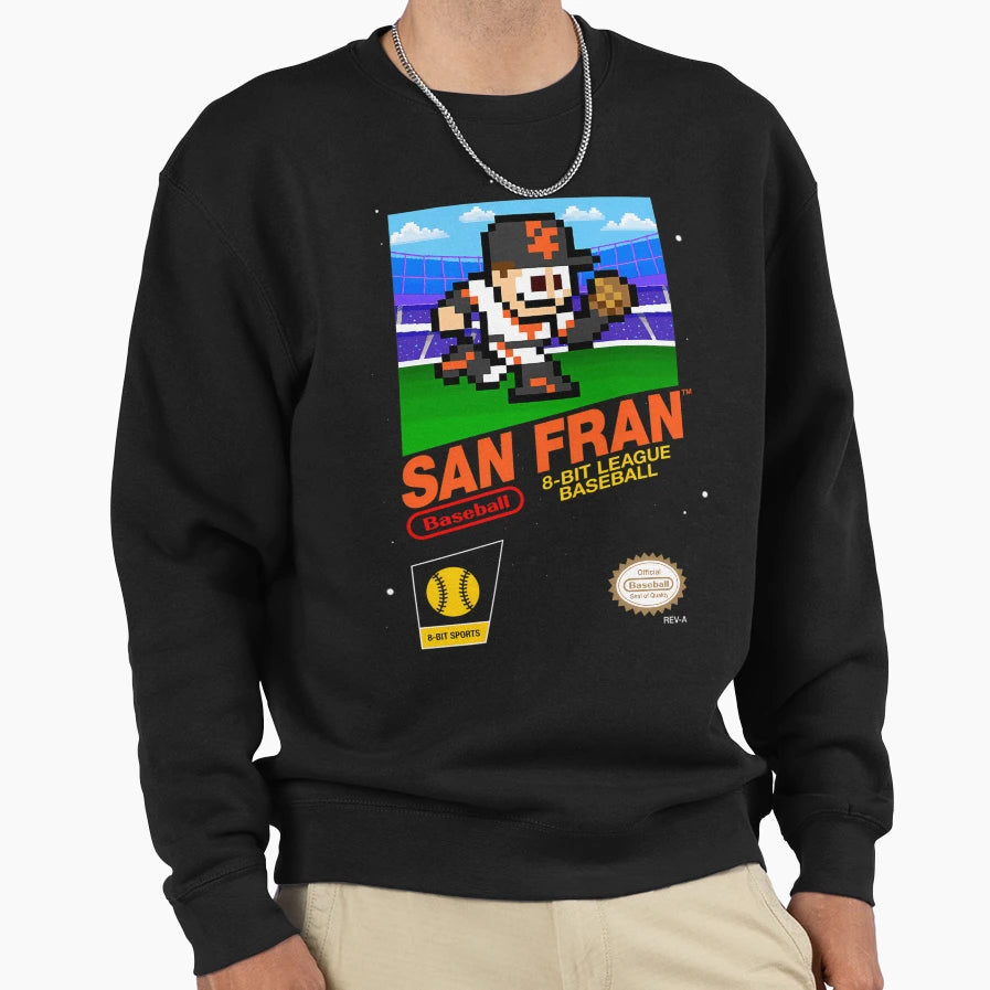 San Francisco 8Bit Videogame Cart Sweatshirt - Custom Art Print Men Women - T-Shirt, Sweatshirt, Hoodie