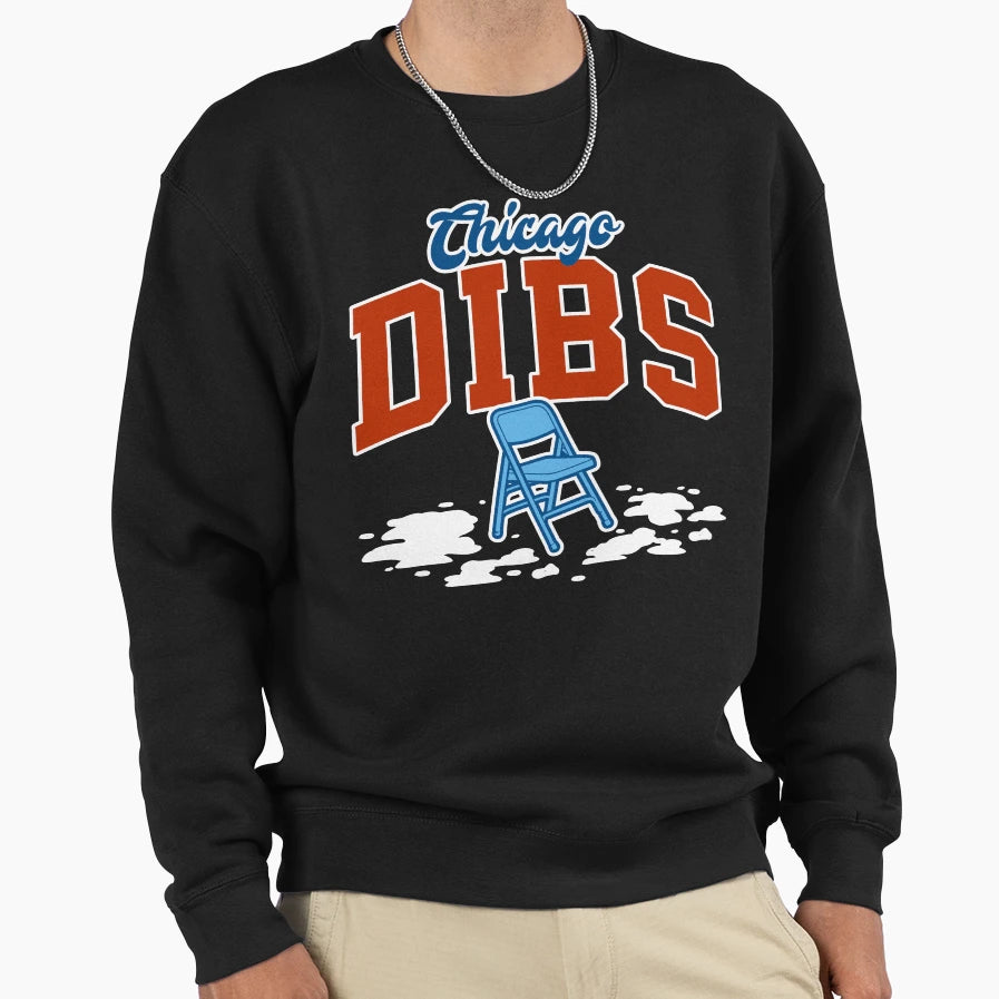 Chicago Dibs Sweatshirt - Graphic Print for Adults - T-Shirt, Sweatshirt, Hoodie