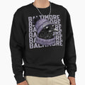 Grooviness Balt Imore Ravens Sweatshirt - Aesthetic Graphic for Adults - T-Shirt, Sweatshirt, Hoodie