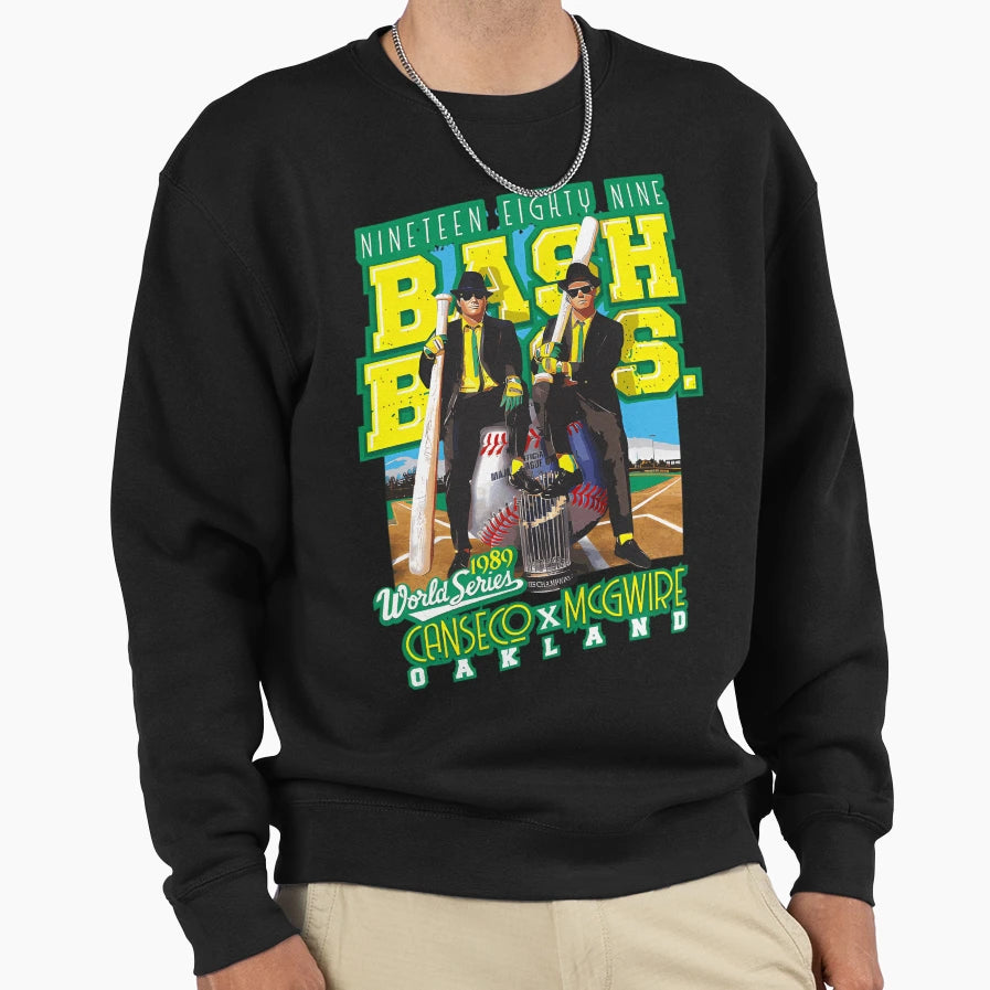 Bash Brothers Canseco Mcgwire Sweatshirt - Custom Art Print for Adults - T-Shirt, Sweatshirt, Hoodie