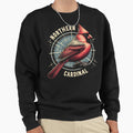 Northern Cardinal 3 Sweatshirt - Aesthetic Graphic Men Women - T-Shirt, Sweatshirt, Hoodie
