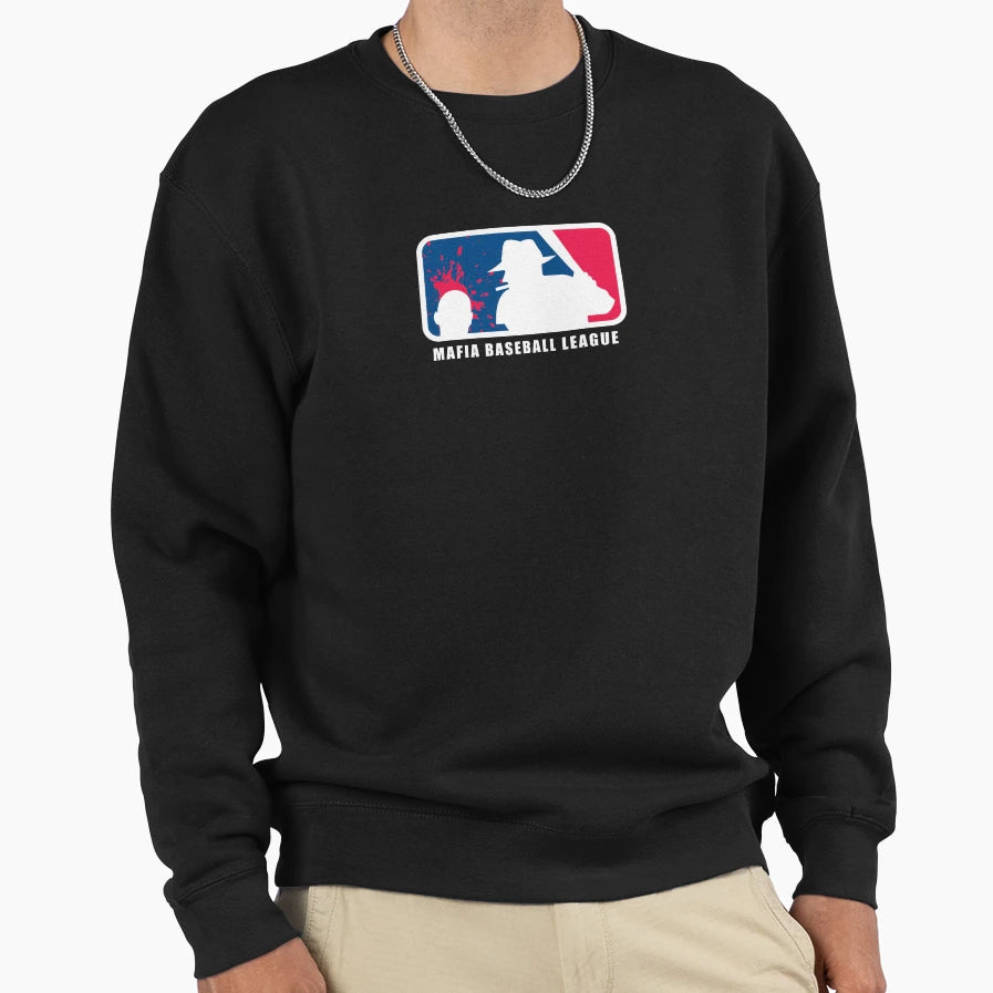 Mafia Baseball League Sweatshirt - Graphic Print for Adults - T-Shirt, Sweatshirt, Hoodie