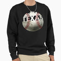 Unique Texas Baseball Ball Arlington Sweatshirt - Graphic Print Unisex - T-Shirt, Sweatshirt, Hoodie