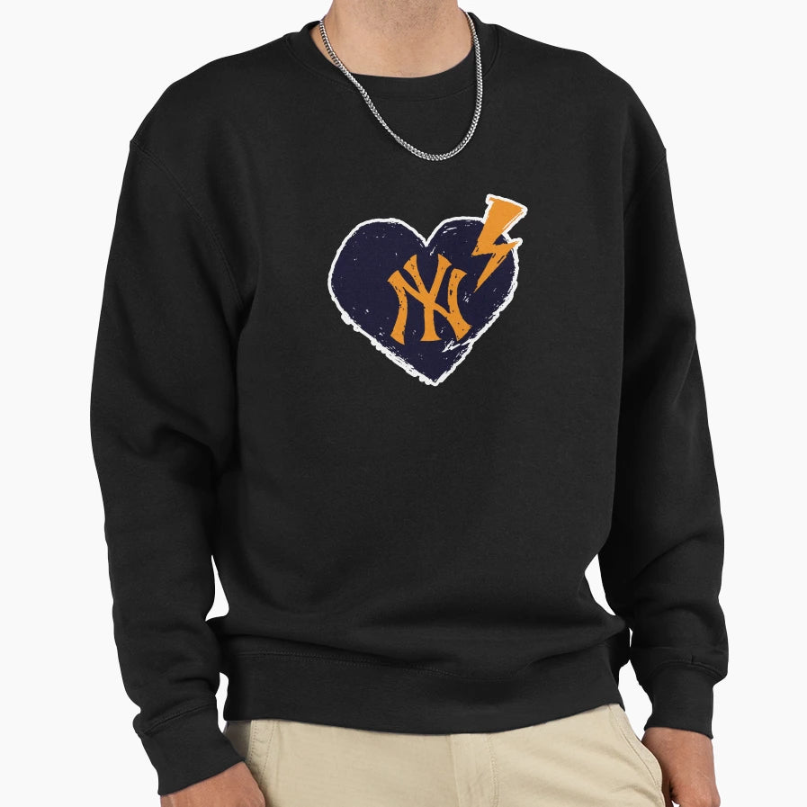 Ny Heart Sweatshirt - Graphic Print Unisex - T-Shirt, Sweatshirt, Hoodie