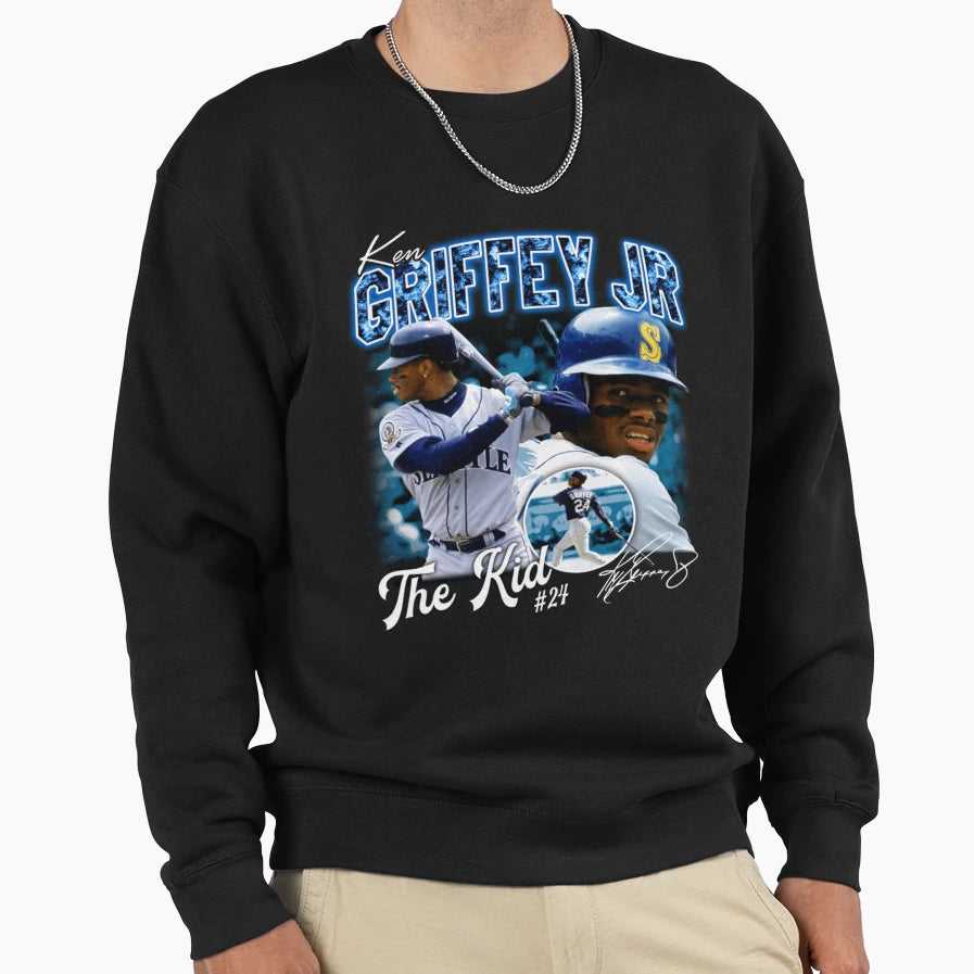Ken Griffey Jr Basketball Legend Sweatshirt - Unique Graphic Men Women - T-Shirt, Sweatshirt, Hoodie