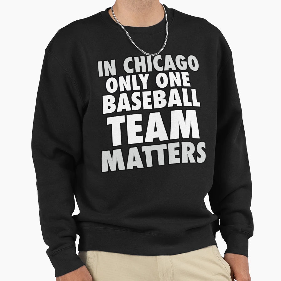 Chicago Only One Baseball Team T-Shirt - Minimalist Print for Adults - T-Shirt, Sweatshirt, Hoodie