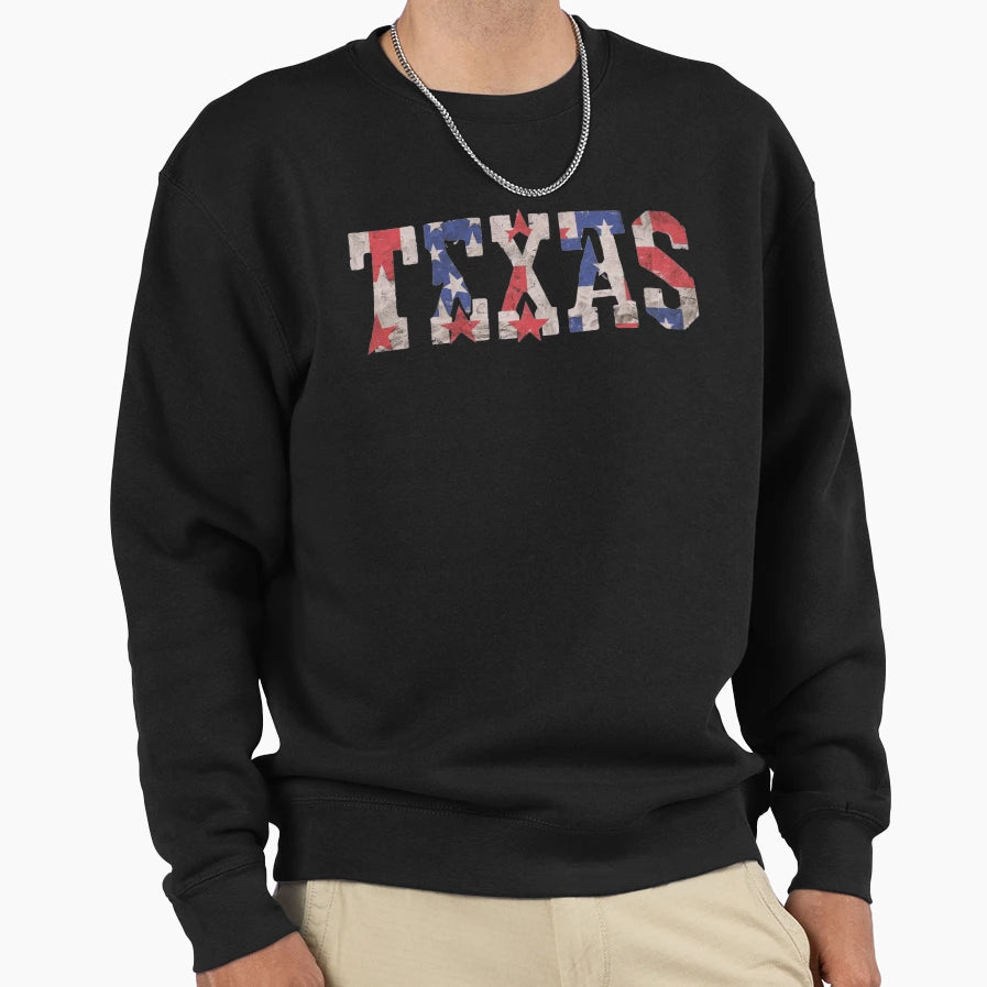 I Love Texas Sweatshirt - Casual Everyday Wear for Adults - T-Shirt, Sweatshirt, Hoodie