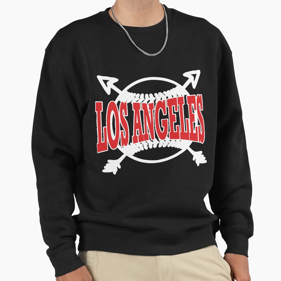 La Los Angeles Baseball La Sweatshirt - Unique Graphic Men Women - T-Shirt, Sweatshirt, Hoodie