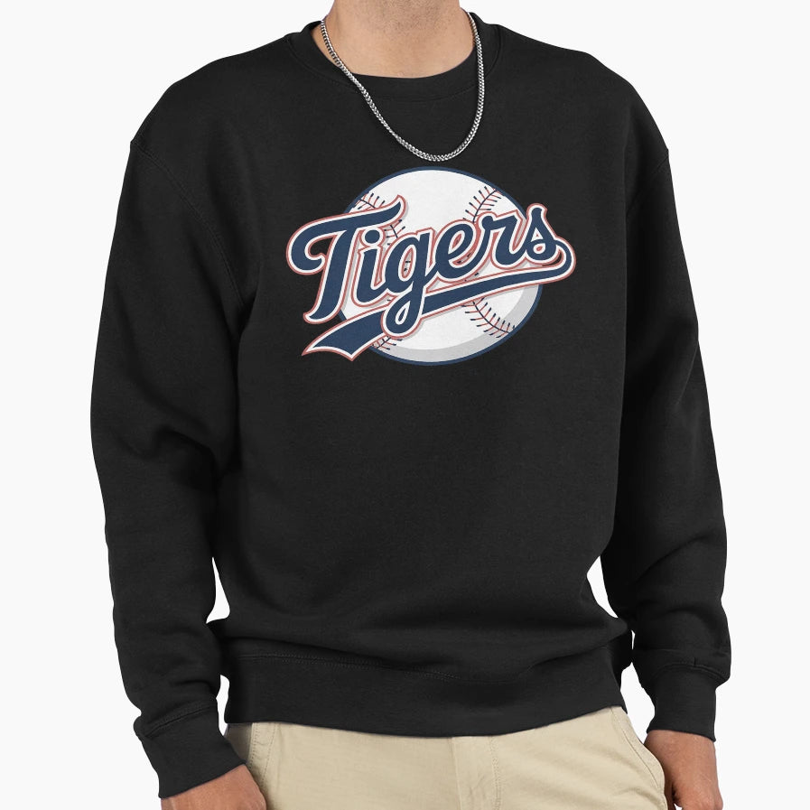Tigers Name Throwback Styles Gifts Sweatshirt - Minimalist Print for Adults - T-Shirt, Sweatshirt, Hoodie