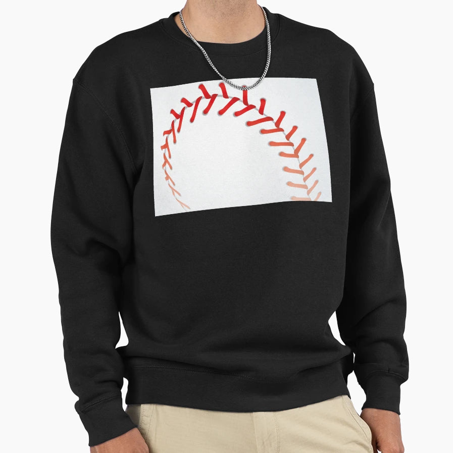 Baseball Art Sports Ball Texture Sweatshirt - Novelty Apparel Men Women - T-Shirt, Sweatshirt, Hoodie