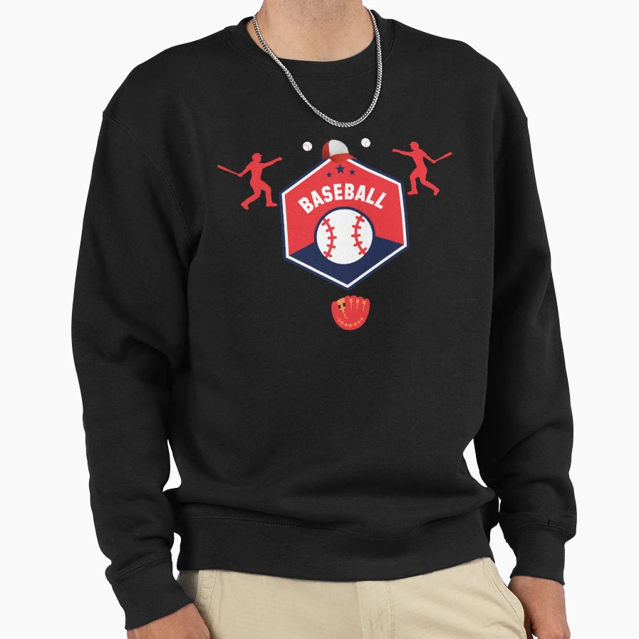 Baseball Sweatshirt - Streetwear Style for Adults - T-Shirt, Sweatshirt, Hoodie