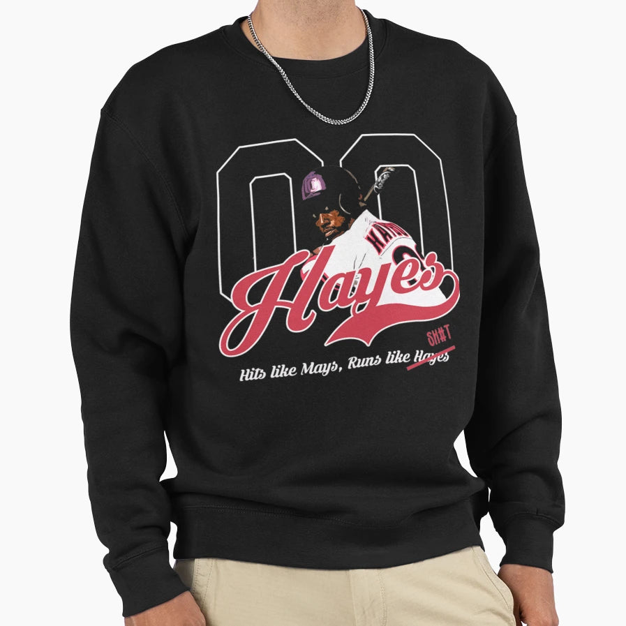 Major League Movie Willie Mays Sweatshirt - Novelty Apparel for Adults - T-Shirt, Sweatshirt, Hoodie