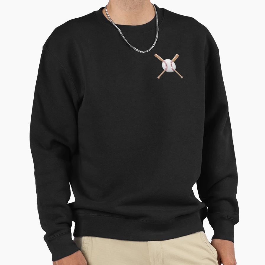 Baseball Team Sweatshirt - Minimalist Print Men Women - T-Shirt, Sweatshirt, Hoodie