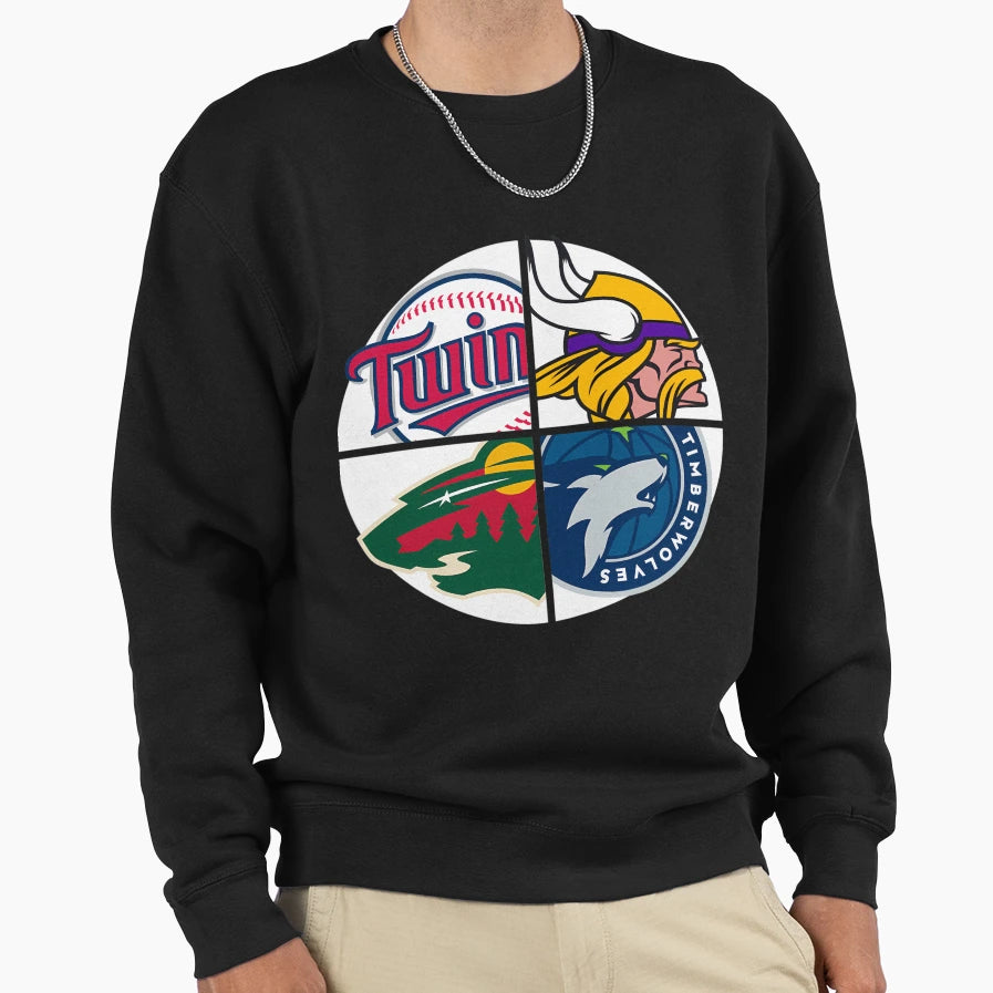 Minnesota Sports Sweatshirt - Streetwear Style Unisex - T-Shirt, Sweatshirt, Hoodie