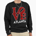 Love Atlanta City Map Atlanta 404 Sweatshirt - Unique Graphic Unisex - T-Shirt, Sweatshirt, Hoodie