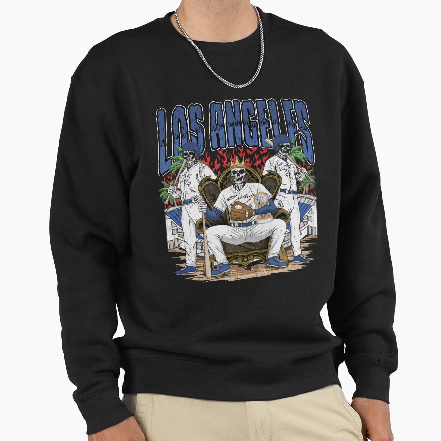 Los Angeles Baseball Sweatshirt - Streetwear Style for Adults - T-Shirt, Sweatshirt, Hoodie