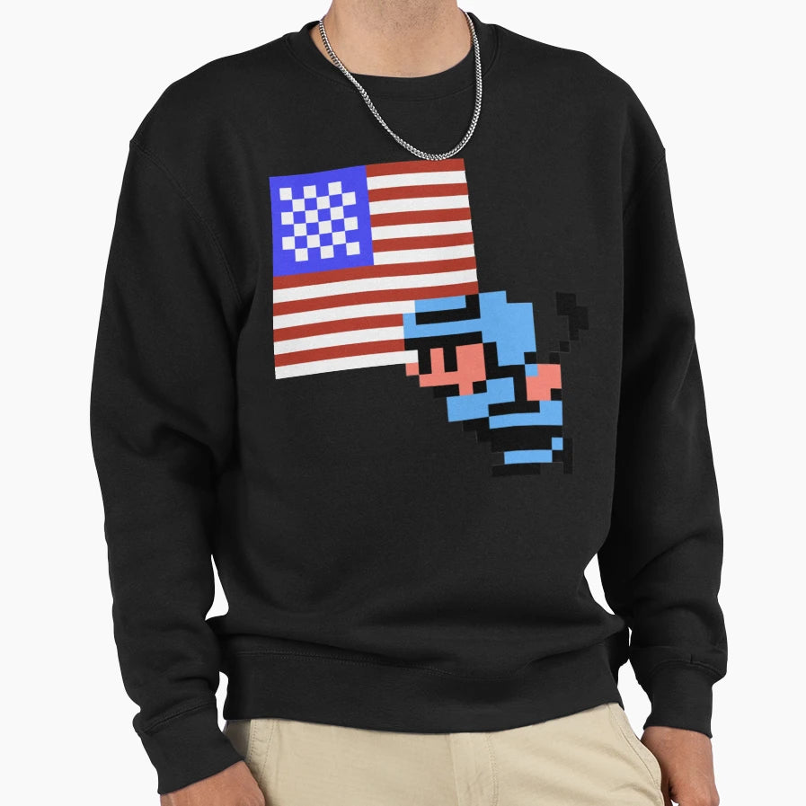 Hockey Player Usa Sweatshirt - Graphic Print for Adults - T-Shirt, Sweatshirt, Hoodie